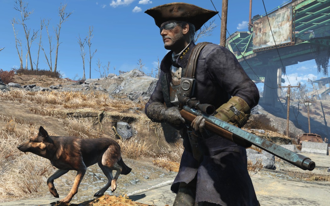 FO4RunningWithDog